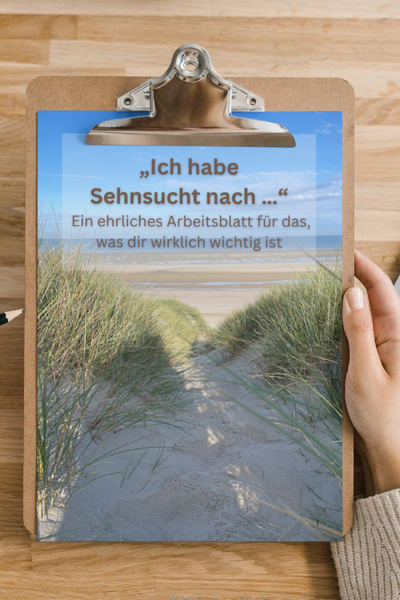 Sommer Sehnsucht Reflexions-Tool Mockup